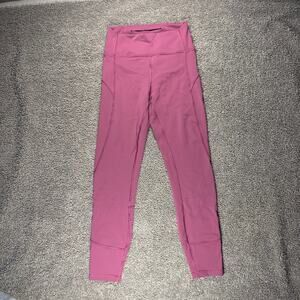 EUC Lululemon In Movement 7/8 Tight *Everlux 25" Moss Rose Size 6